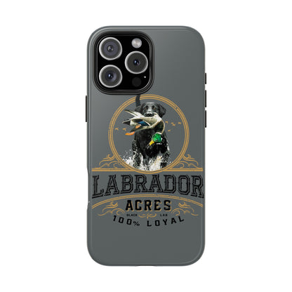 Labrador Acres Black Phone Case