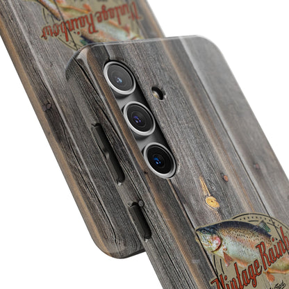 Vintage Rainbow Trout Tough Phone Cases
