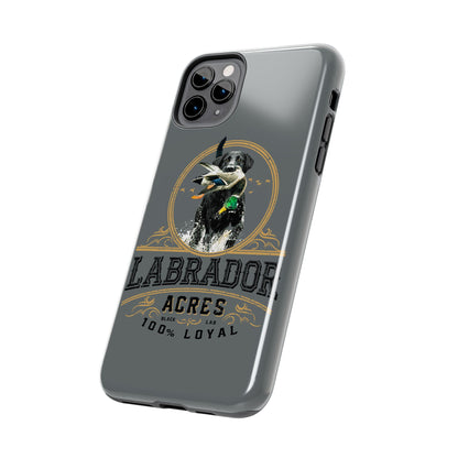 Labrador Acres Black Phone Case