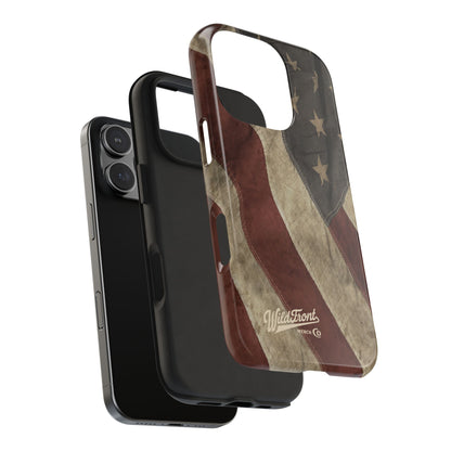 Vintage American Flag-Tough Phone Case