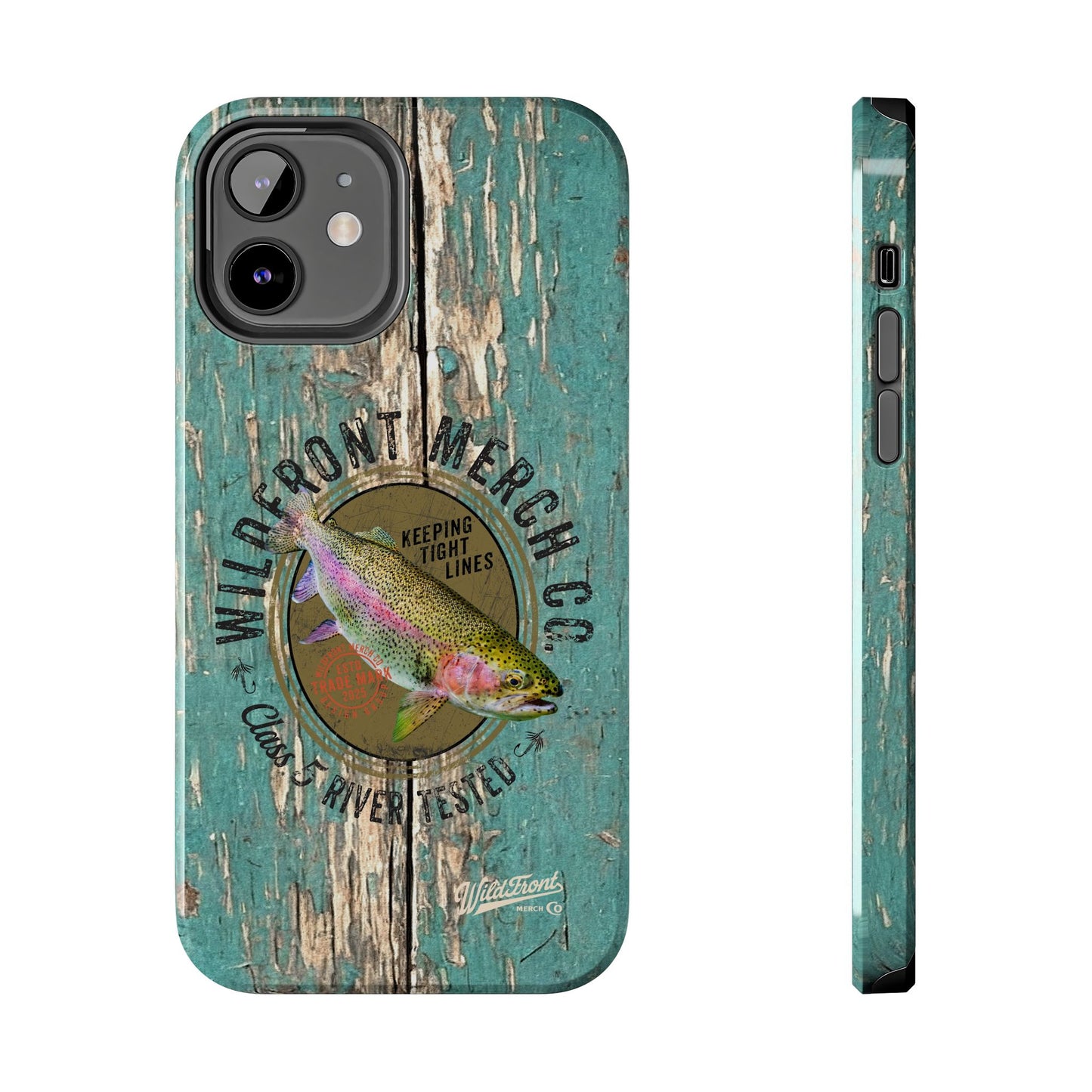 Vintage Rainbow Trout-Tough Phone Case