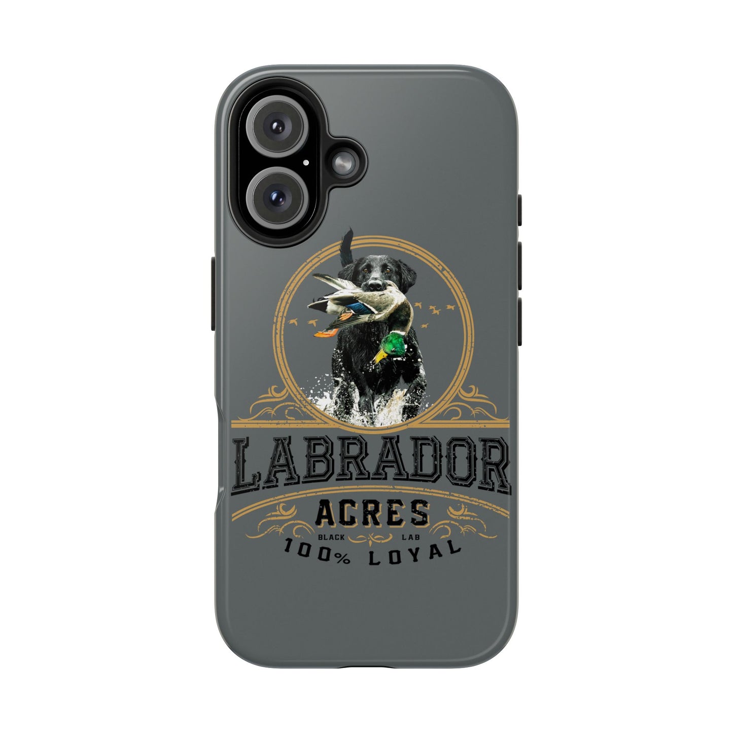 Labrador Acres Black Phone Case