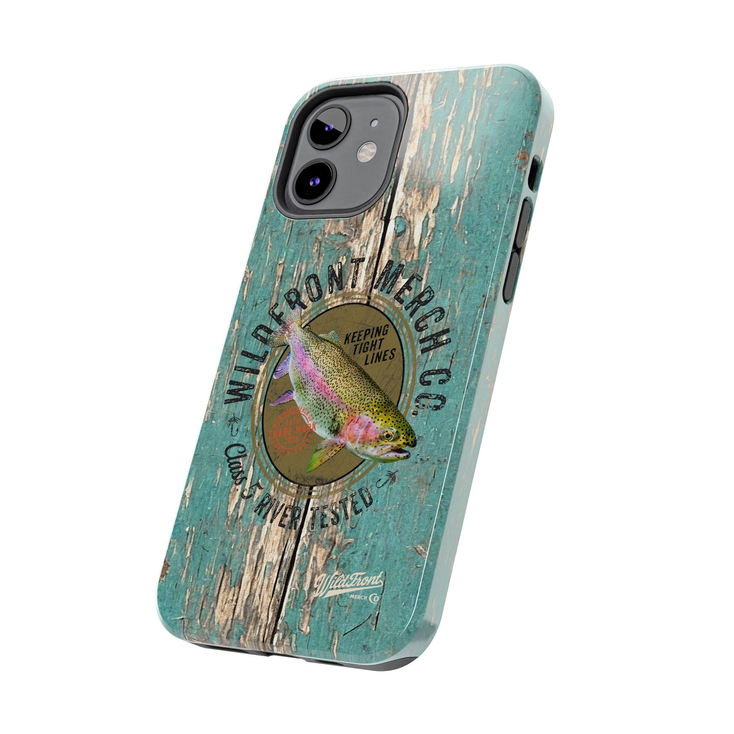 Vintage Rainbow Trout-Tough Phone Case