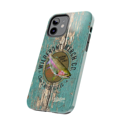Vintage Rainbow Trout-Tough Phone Case