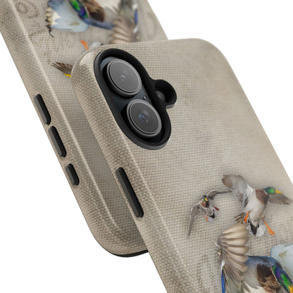 Mallards Flying-Tough Phone Case