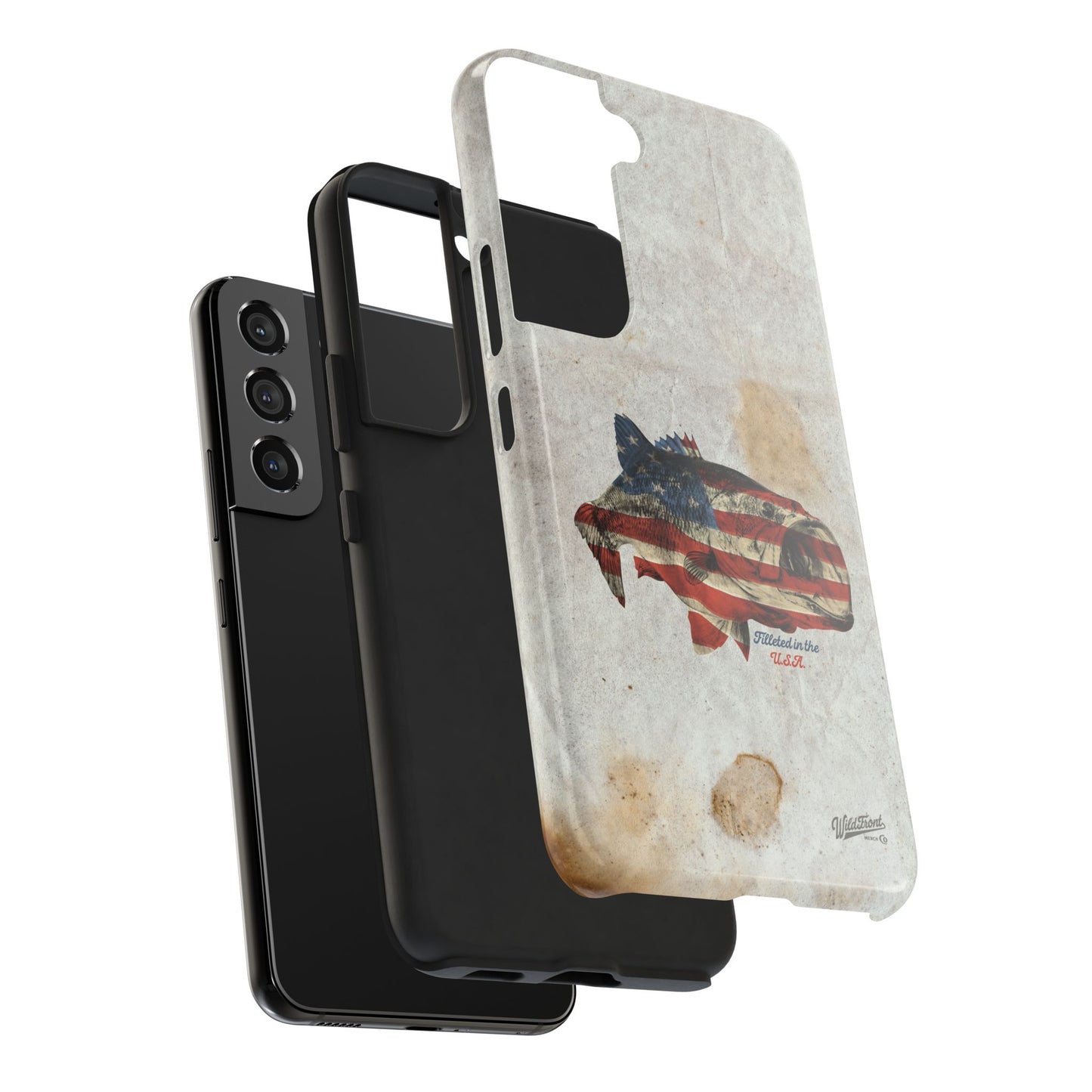 Largemouth Bass Filleted In The USA Tough Phone Cases