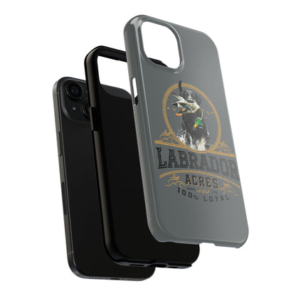 Labrador Acres Black Phone Case