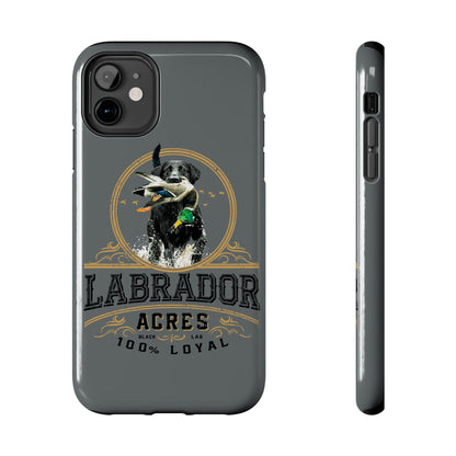 Labrador Acres Black Phone Case