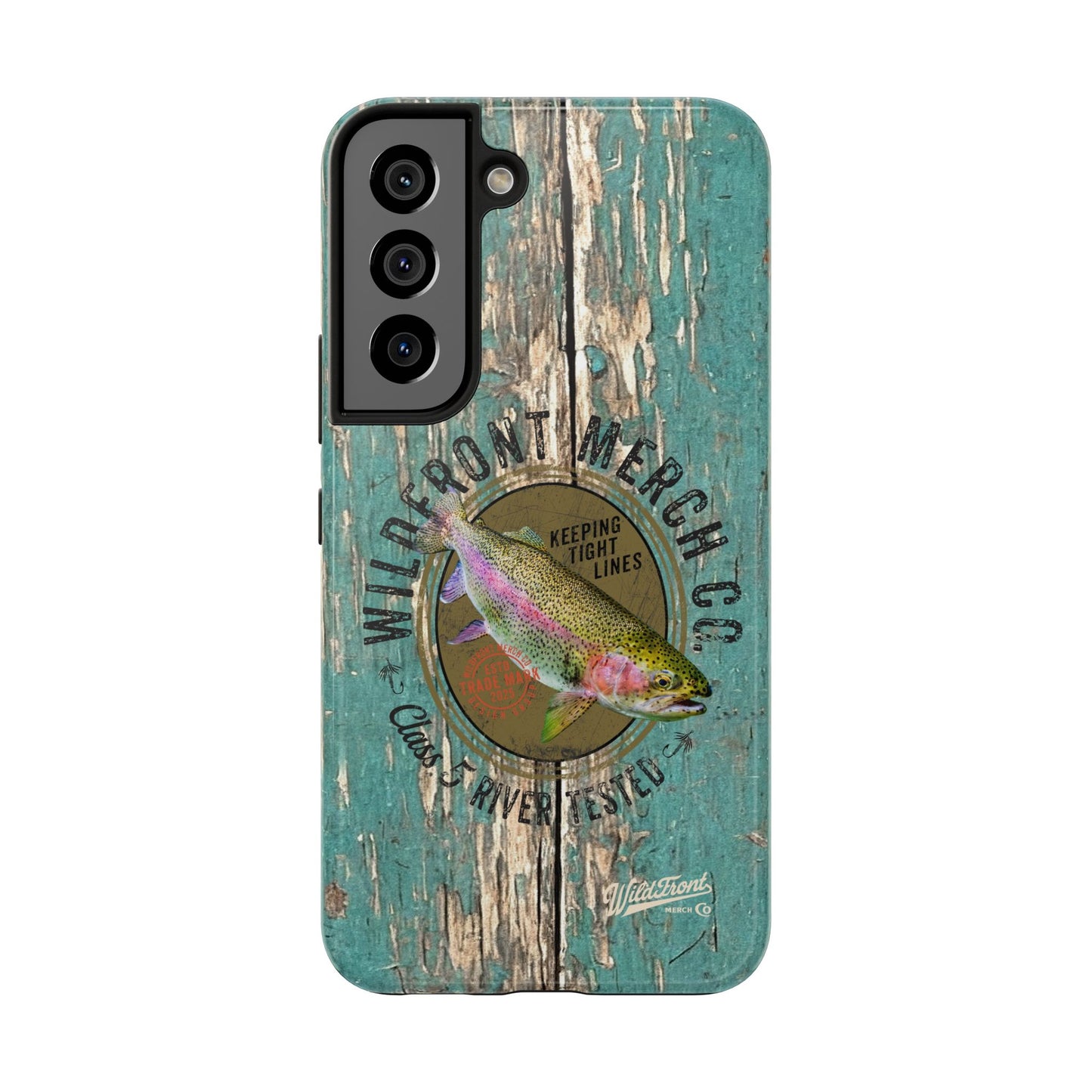 Vintage Rainbow Trout-Tough Phone Case