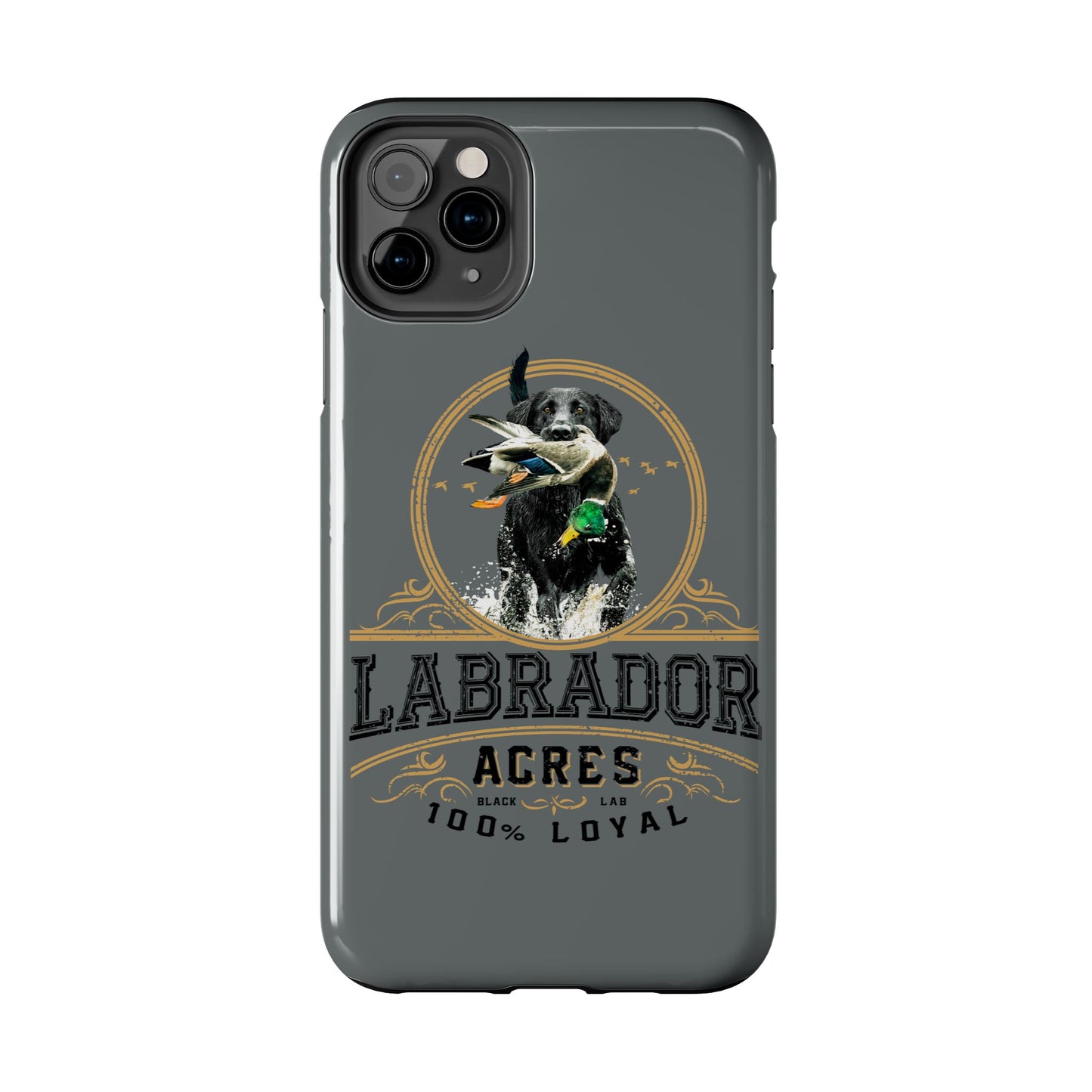 Labrador Acres Black Phone Case