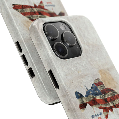 Walleye Filleted In The USA Tough Phone Cases