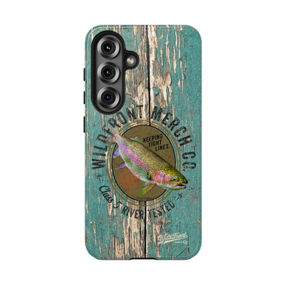 Vintage Rainbow Trout-Tough Phone Case