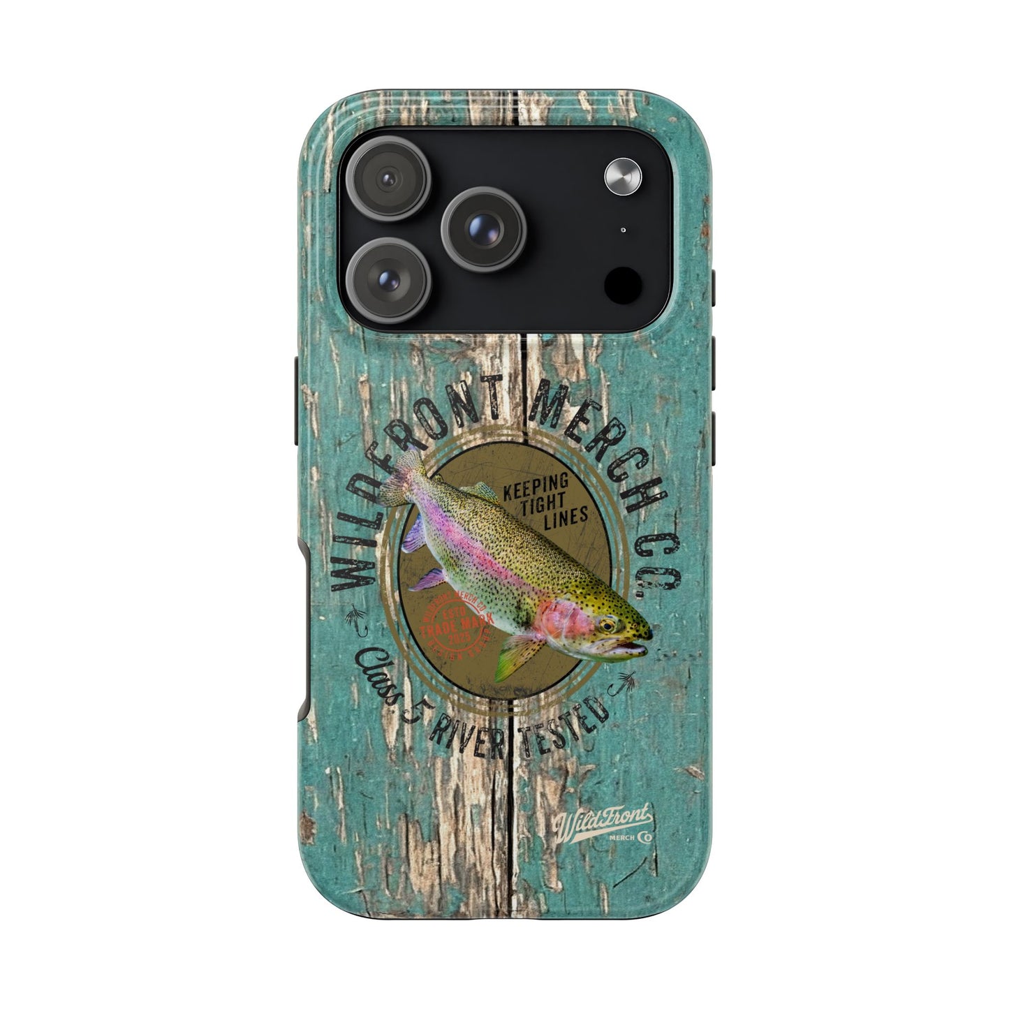Vintage Rainbow Trout-Tough Phone Case
