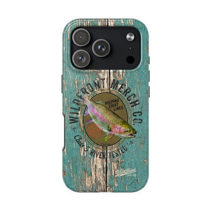 Vintage Rainbow Trout-Tough Phone Case