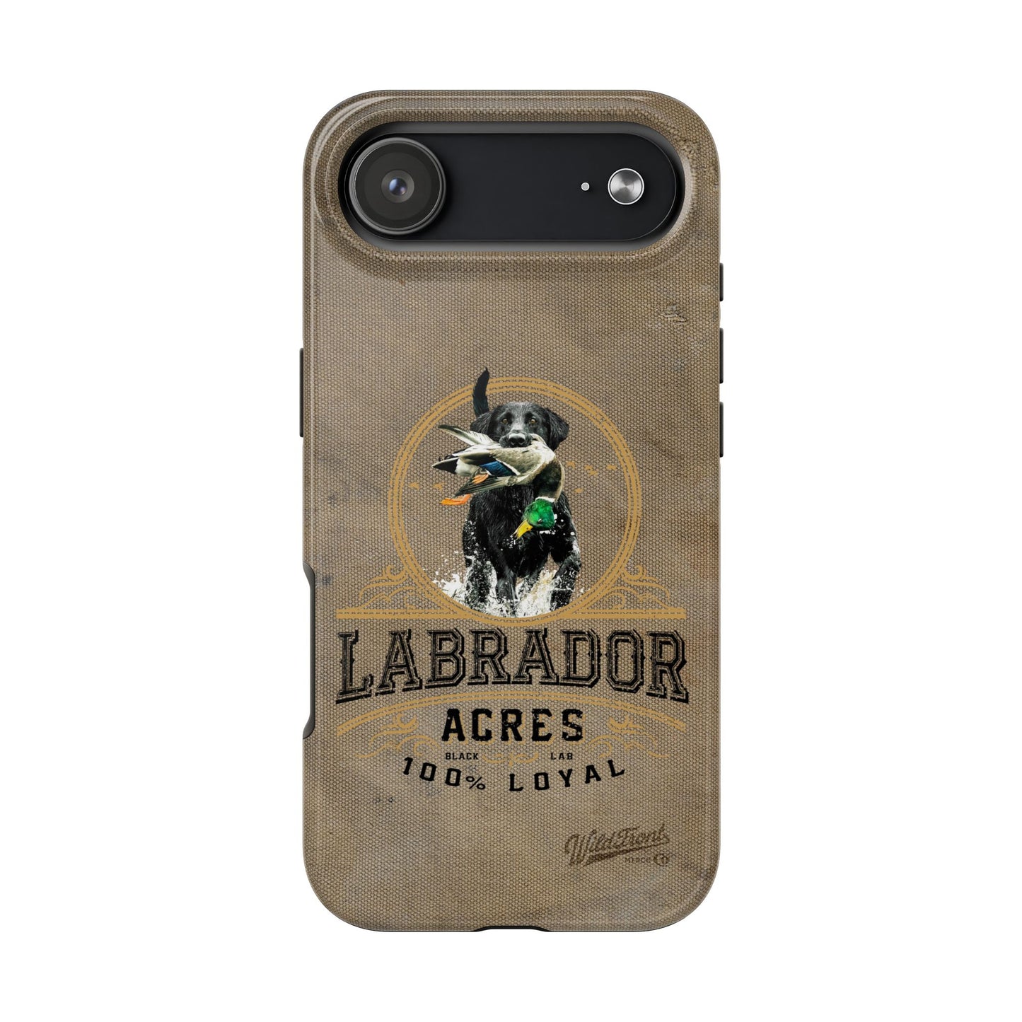 Black labrador-Tough Phone Cases