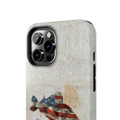 Walleye Filleted In The USA Tough Phone Cases