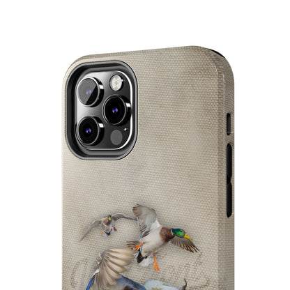 Mallards Flying-Tough Phone Case
