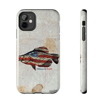 Crappie Filleted In The USA Tough Phone Cases