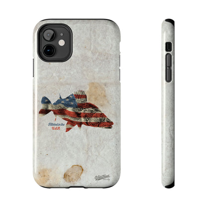 Walleye Filleted In The USA Tough Phone Cases
