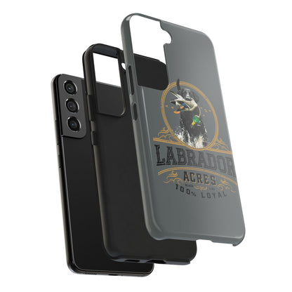 Labrador Acres Black Phone Case