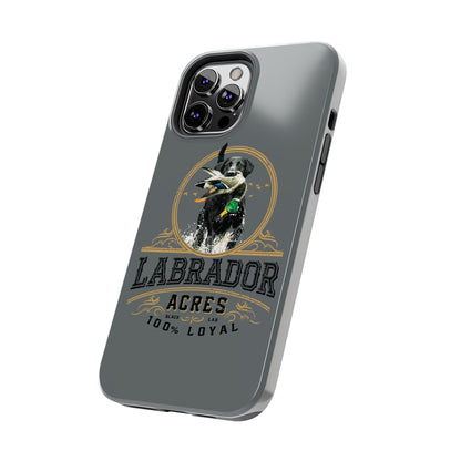 Labrador Acres Black Phone Case