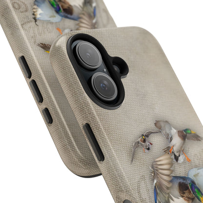 Mallards Flying-Tough Phone Case