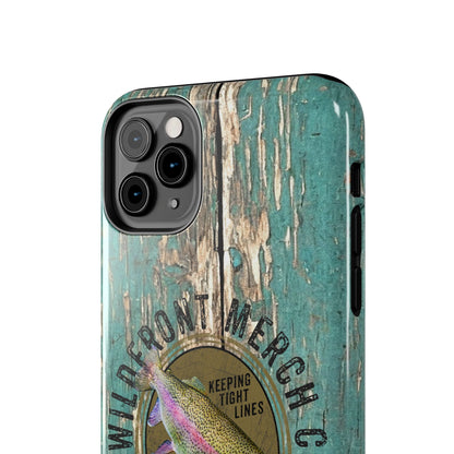 Vintage Rainbow Trout-Tough Phone Case