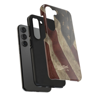 Vintage American Flag-Tough Phone Case