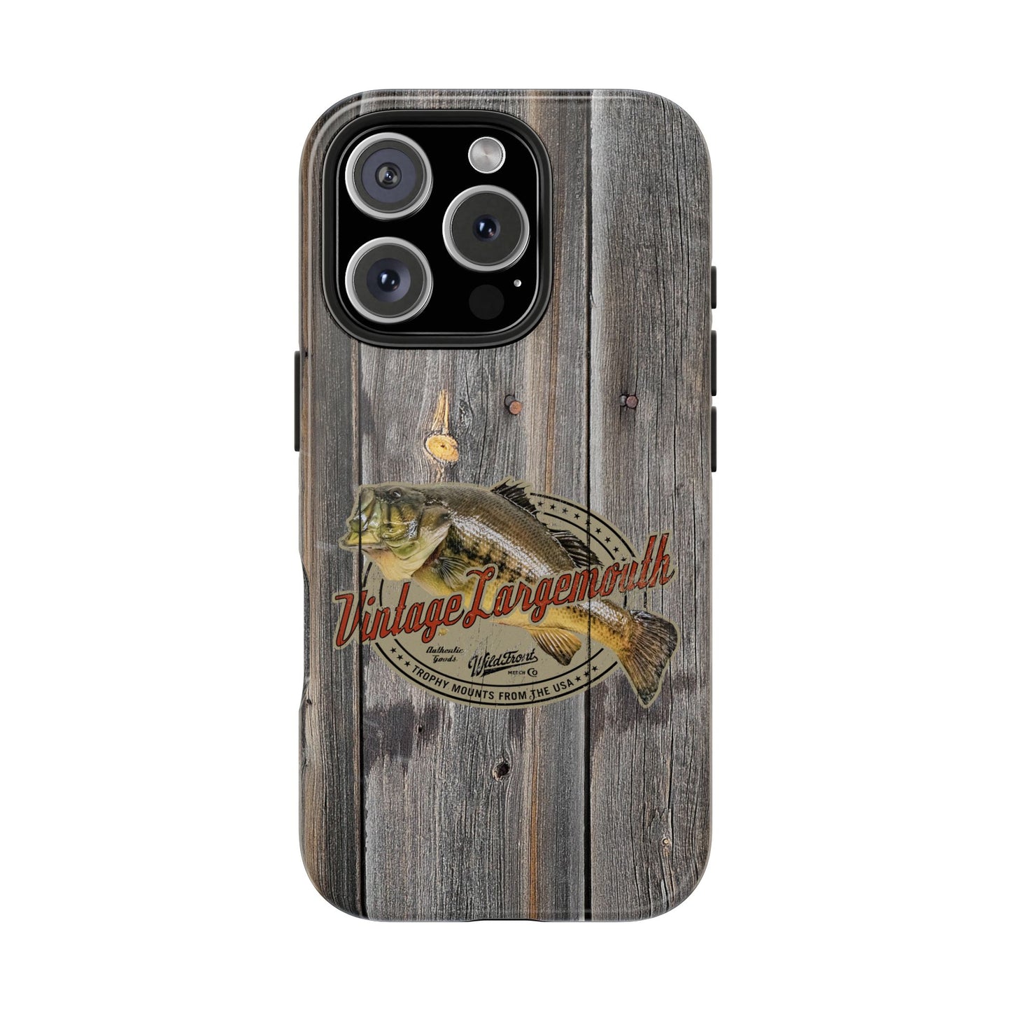 Vintage Largemouth Bass Tough Phone Cases