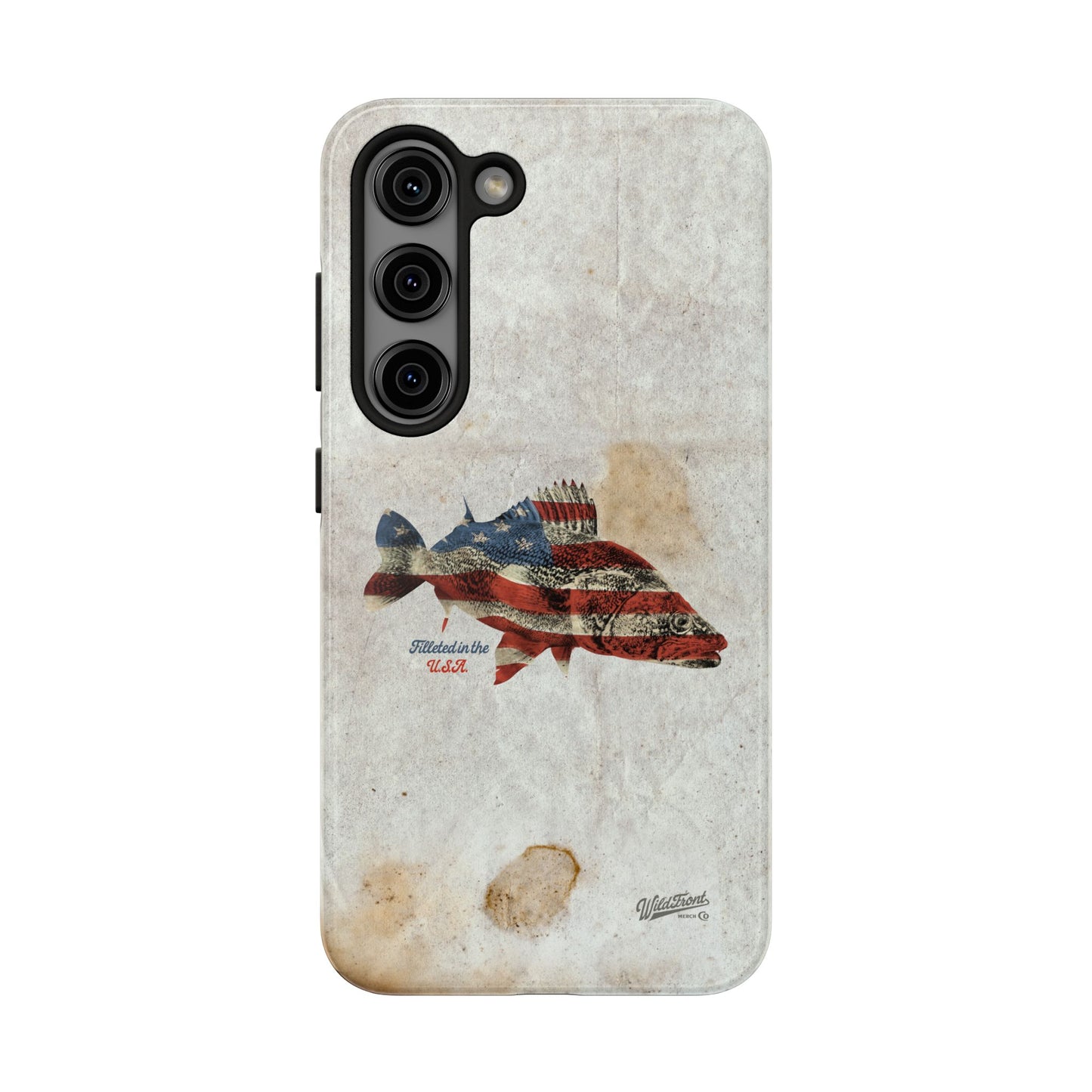Walleye Filleted In The USA Tough Phone Cases