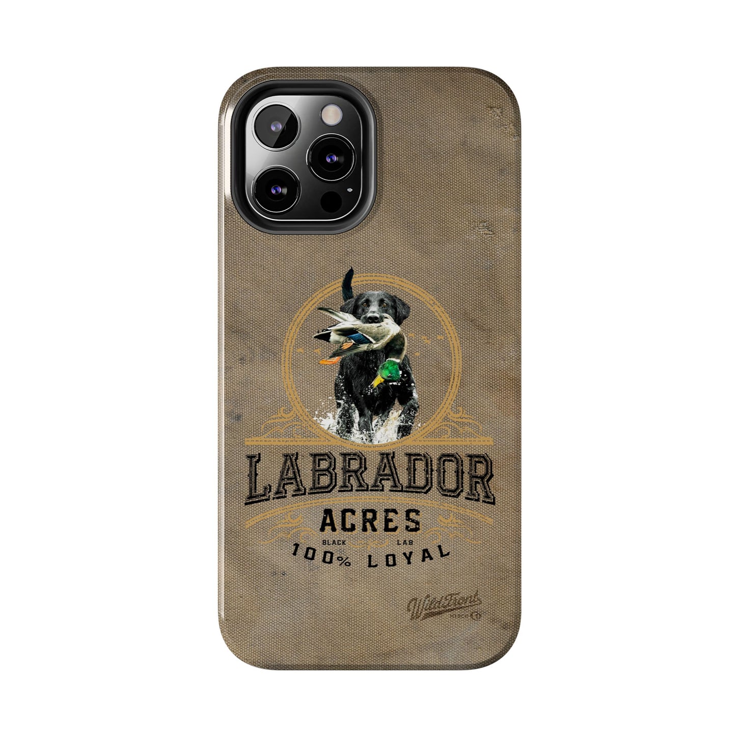 Black labrador-Tough Phone Cases