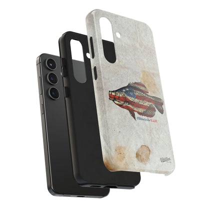 Crappie Filleted In The USA Tough Phone Cases