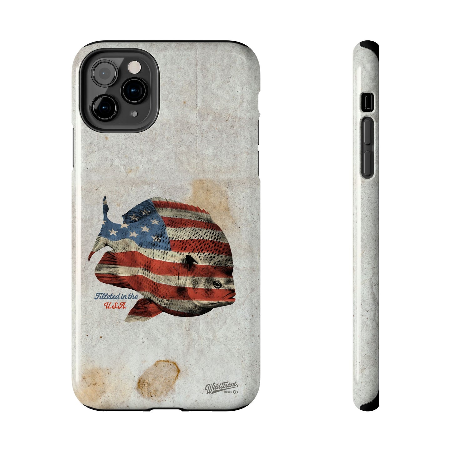 Bluegill Filleted In The USA Tough Phone Cases