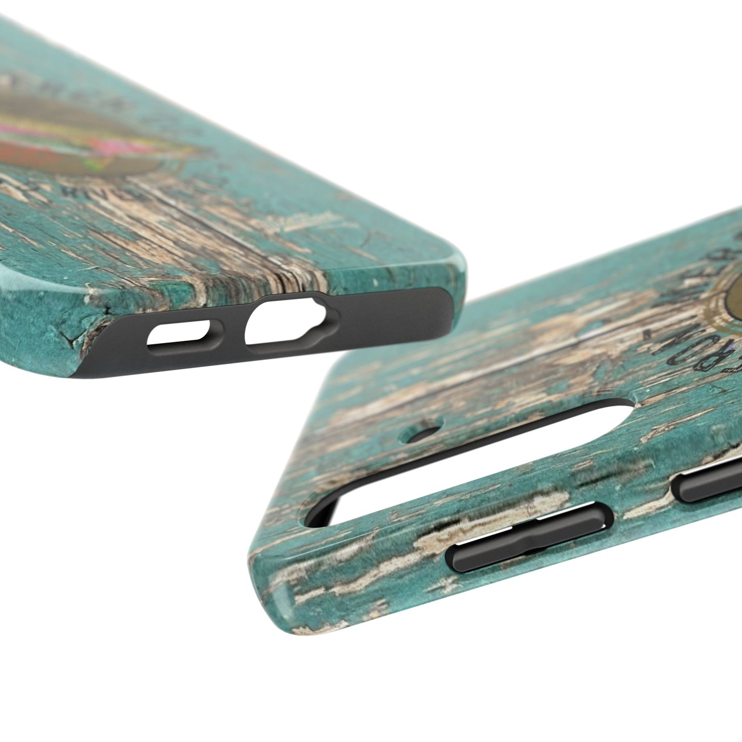 Vintage Rainbow Trout-Tough Phone Case