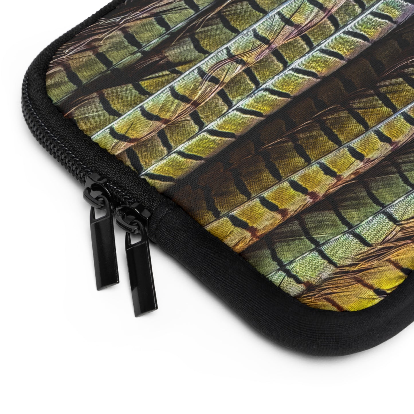 Pheasant Tail Feathers Laptop Sleeve
