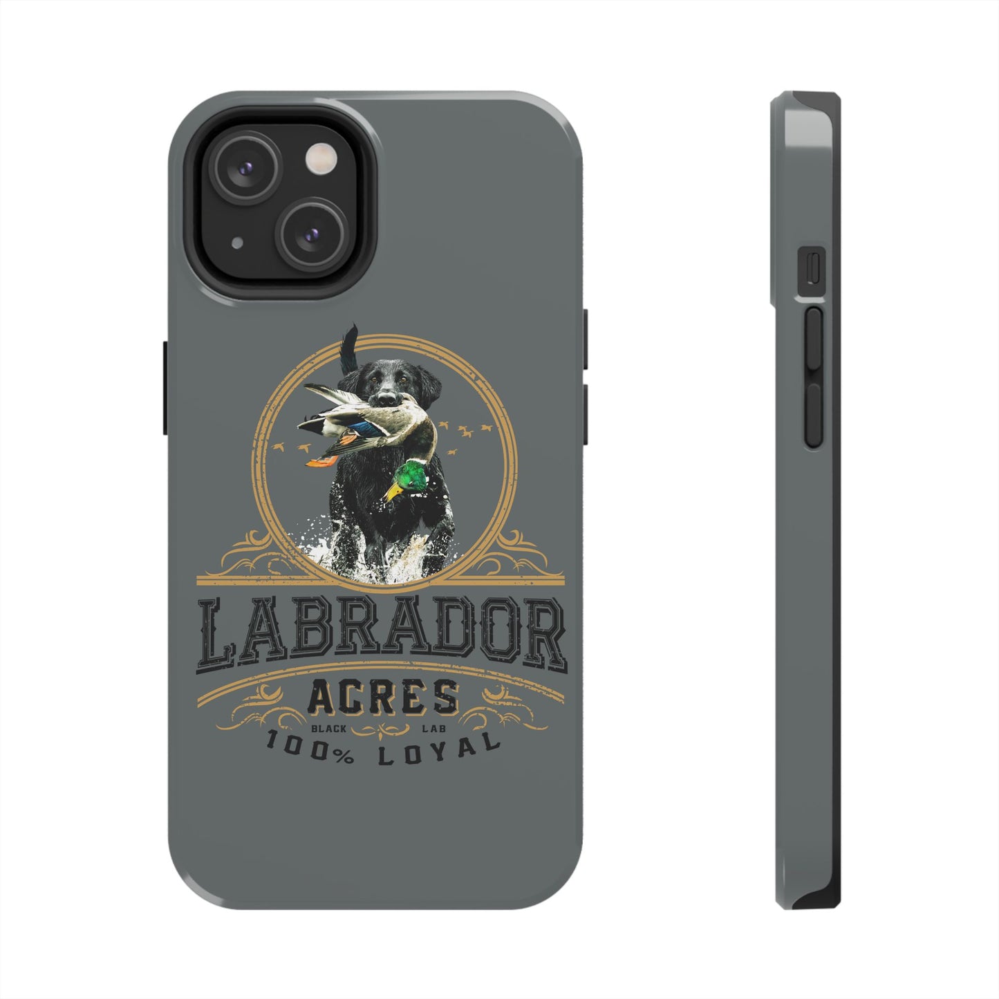 Labrador Acres Black Phone Case