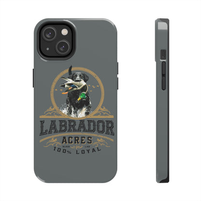 Labrador Acres Black Phone Case