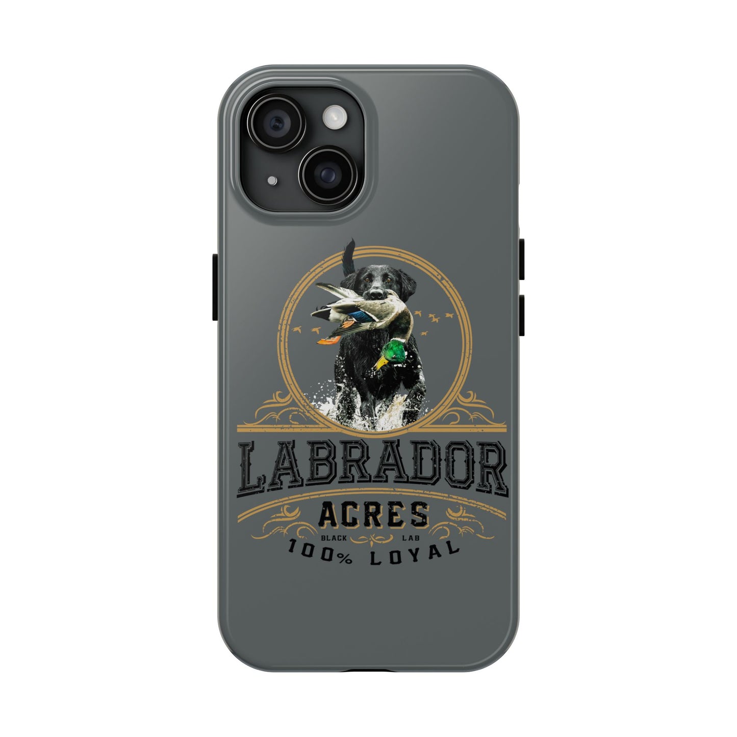 Labrador Acres Black Phone Case
