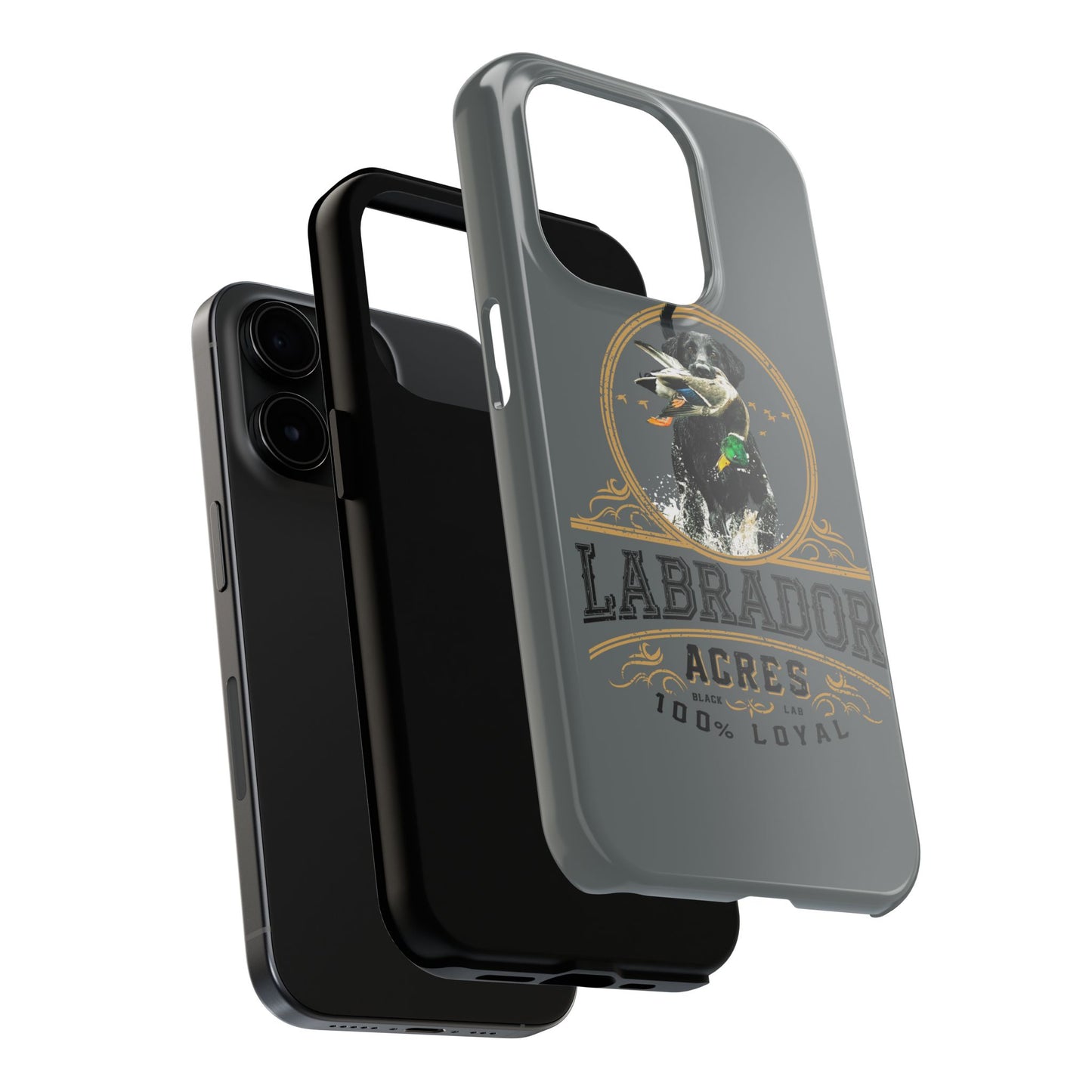 Labrador Acres Black Phone Case