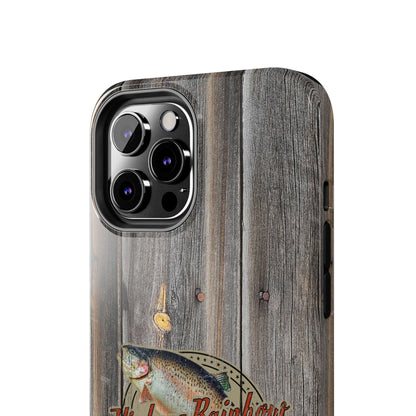 Vintage Rainbow Trout Tough Phone Cases