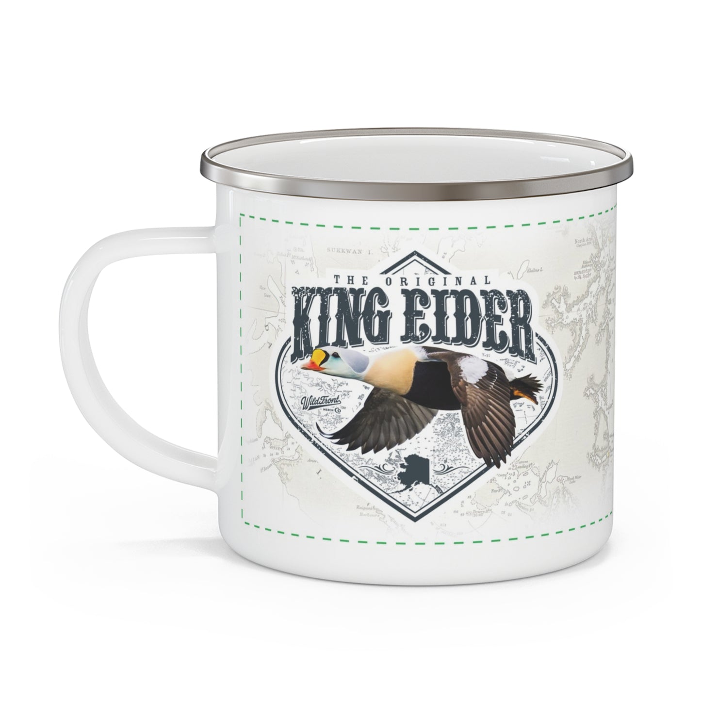 King Eider Enamel Camping Mug