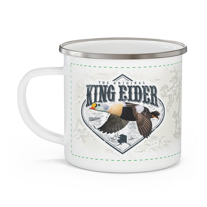 King Eider Enamel Camping Mug