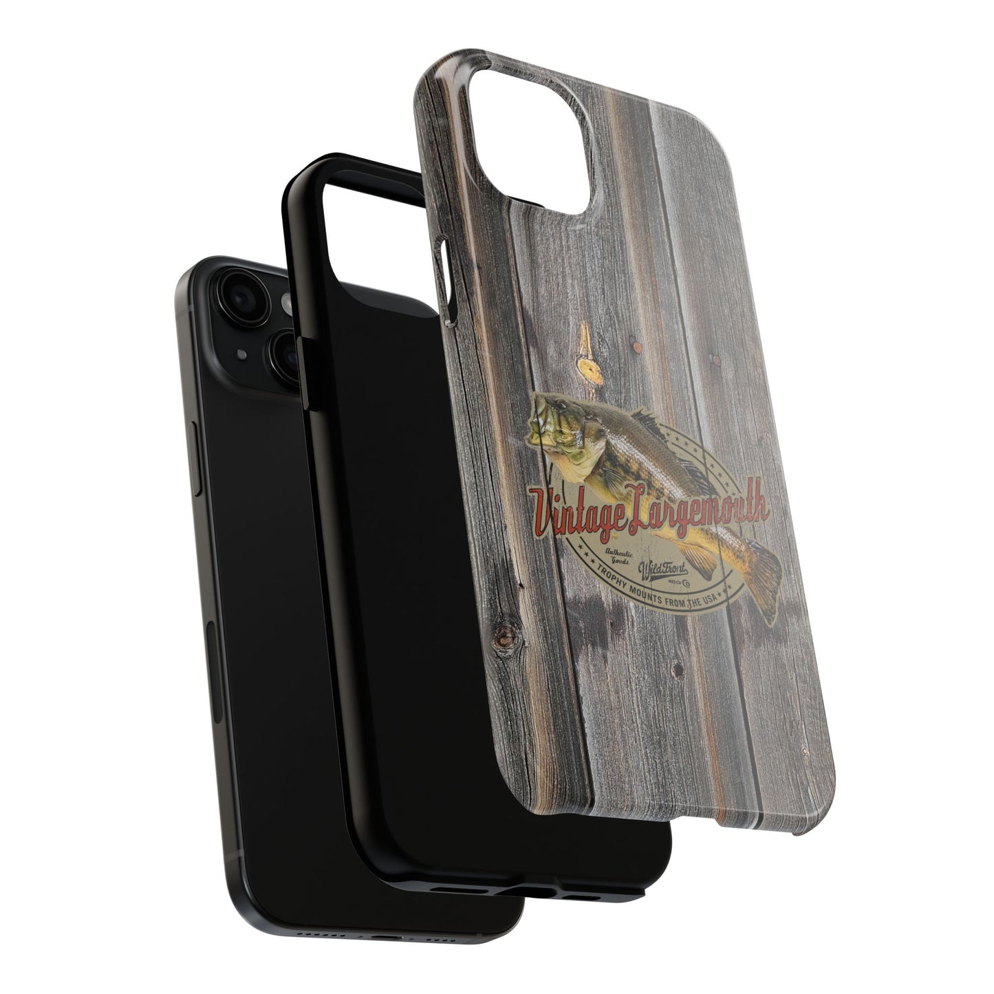 Vintage Largemouth Bass Tough Phone Cases