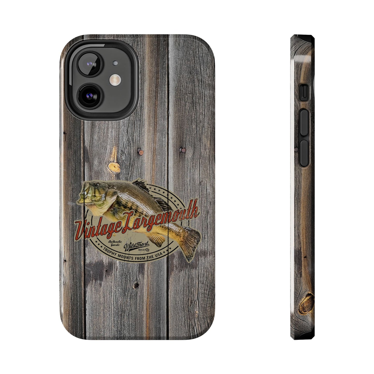 Vintage Largemouth Bass Tough Phone Cases