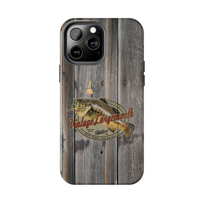 Vintage Largemouth Bass Tough Phone Cases