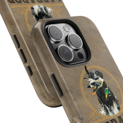 Black labrador-Tough Phone Cases