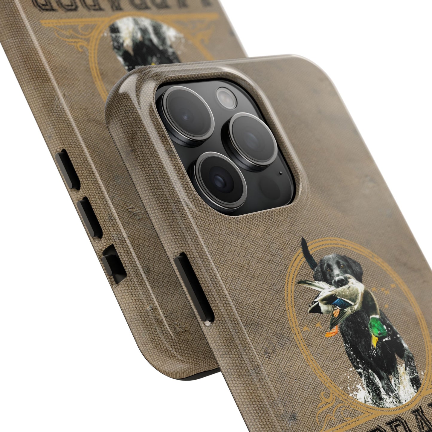 Black labrador-Tough Phone Cases