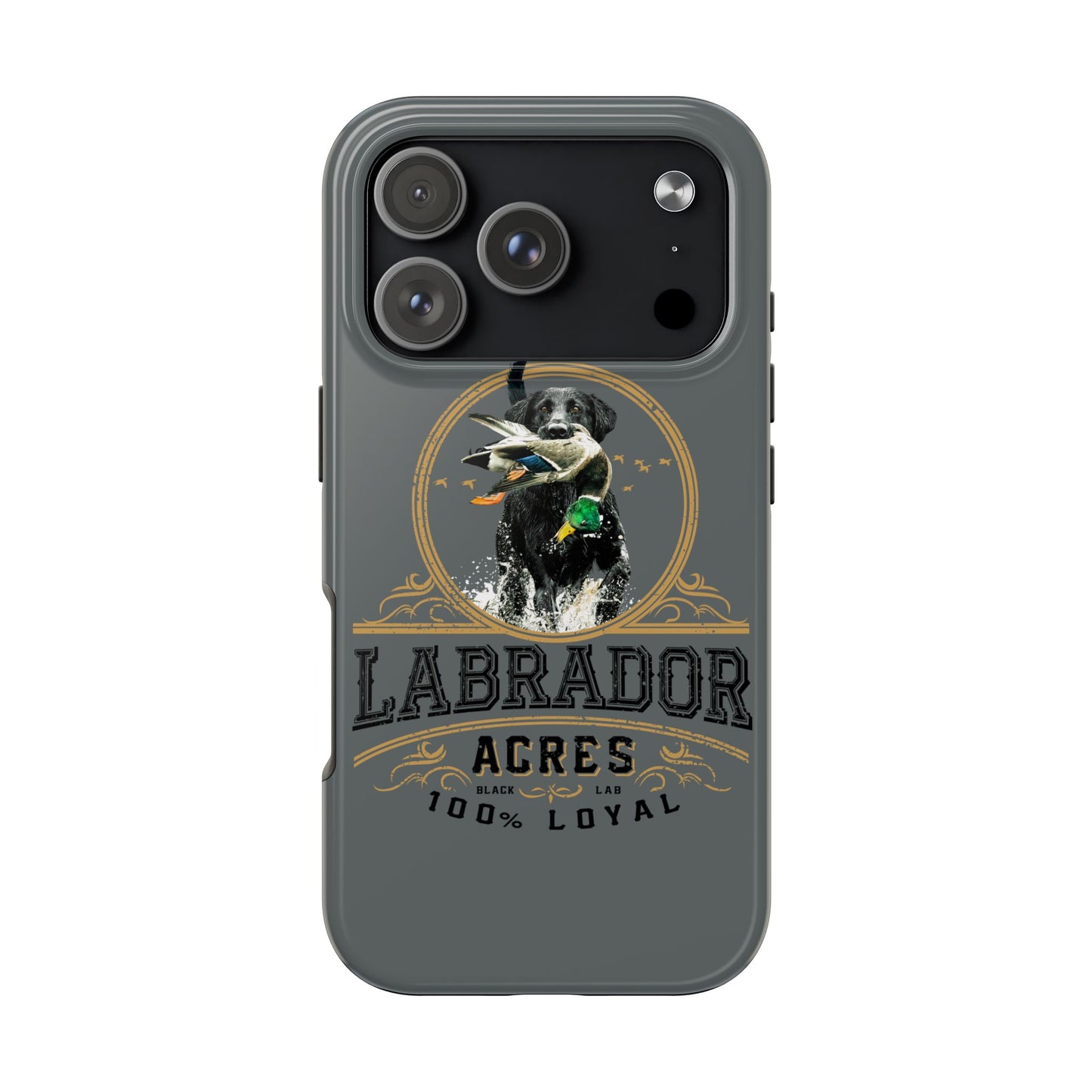 Labrador Acres Black Phone Case