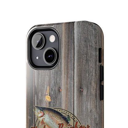 Vintage Rainbow Trout Tough Phone Cases