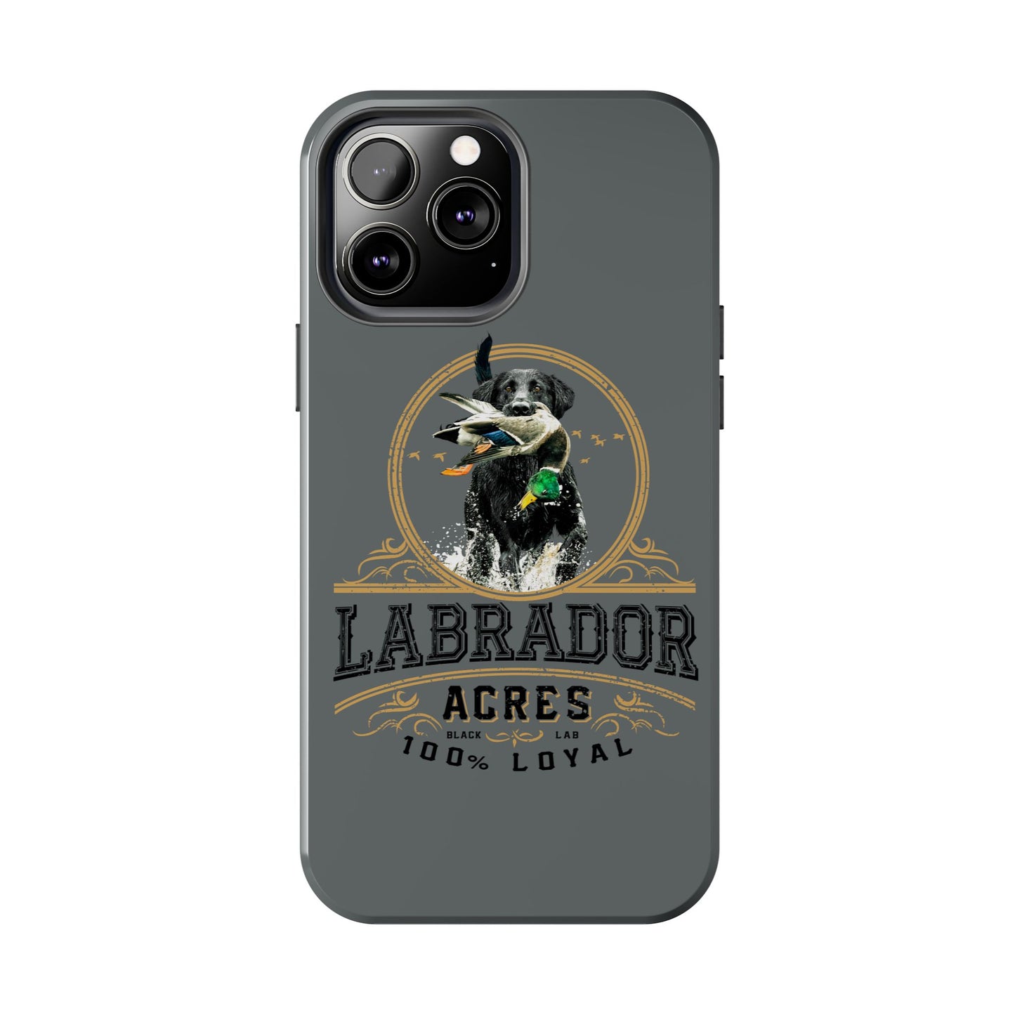 Labrador Acres Black Phone Case